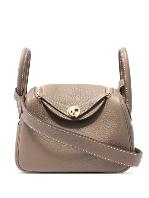 Hermès Pre-Owned شنطة 'ليندي' جلد صغيرة 2025