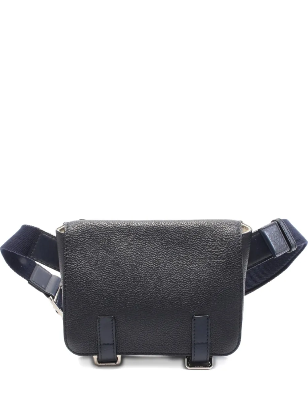 Loewe Pre-Owned 2000s leather messenger bag - ブルー Loewe Pre-Owned 2000s leather messenger bag - ブルー