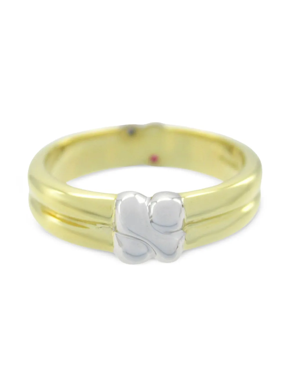 Tiffany & Co. Pre-Owned 2010s 18K yellow gold ruby and sapphire ring | Image 2