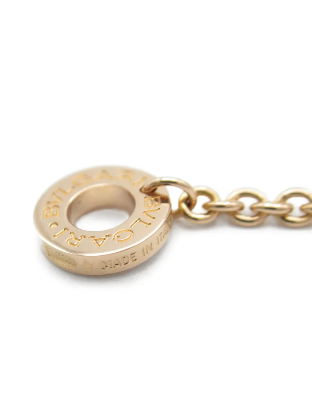 Pre-owned Bvlgari 2010s 18k Yellow Gold B.zero1 Bracelet