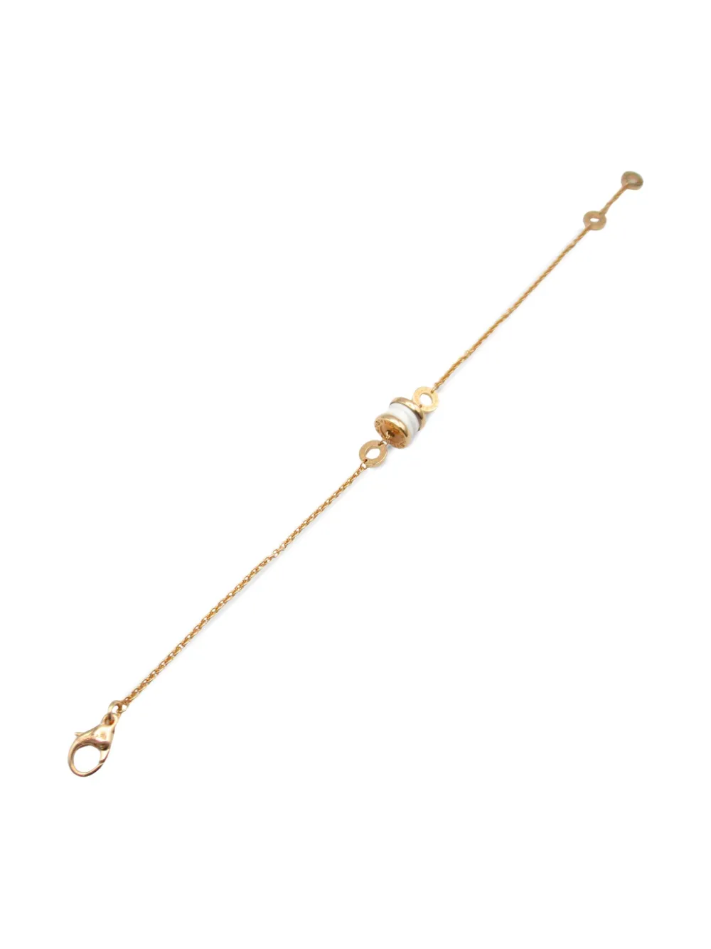 Pre-owned Bvlgari 2010s 18k Yellow Gold B.zero1 Bracelet