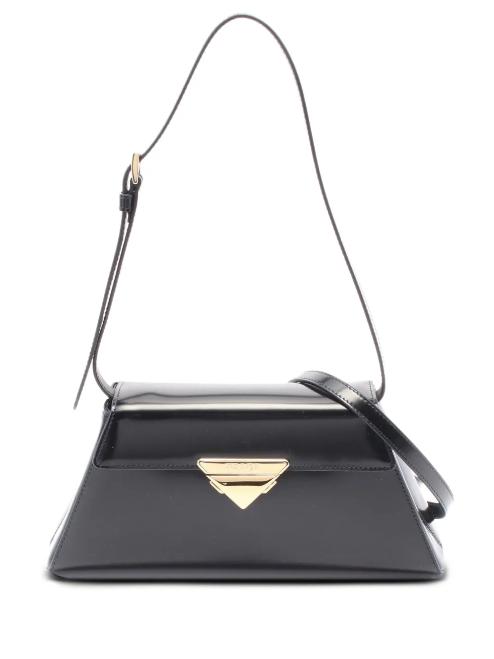 Prada Pre-Owned 2020s leather shoulder bag | Black | Image 1