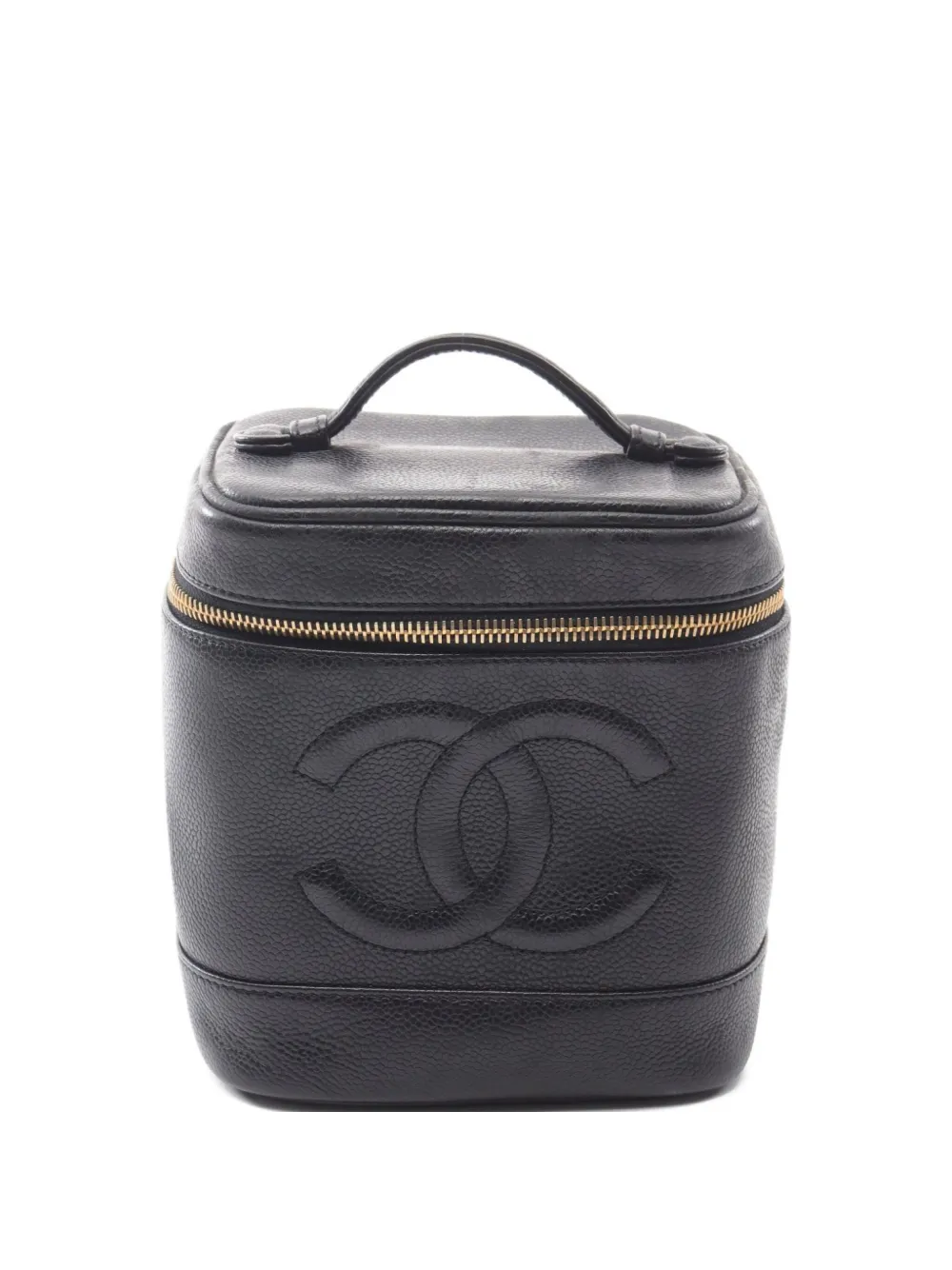 CHANEL Pre-Owned 2000-2002 バニティバッグ - ブラック CHANEL Pre-Owned 2000-2002 バニティバッグ - ブラック