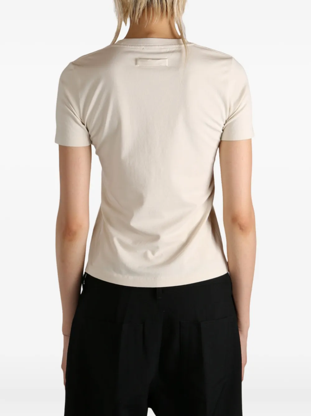 Jean Paul Gaultier Logo-print T-shirt In Neutral