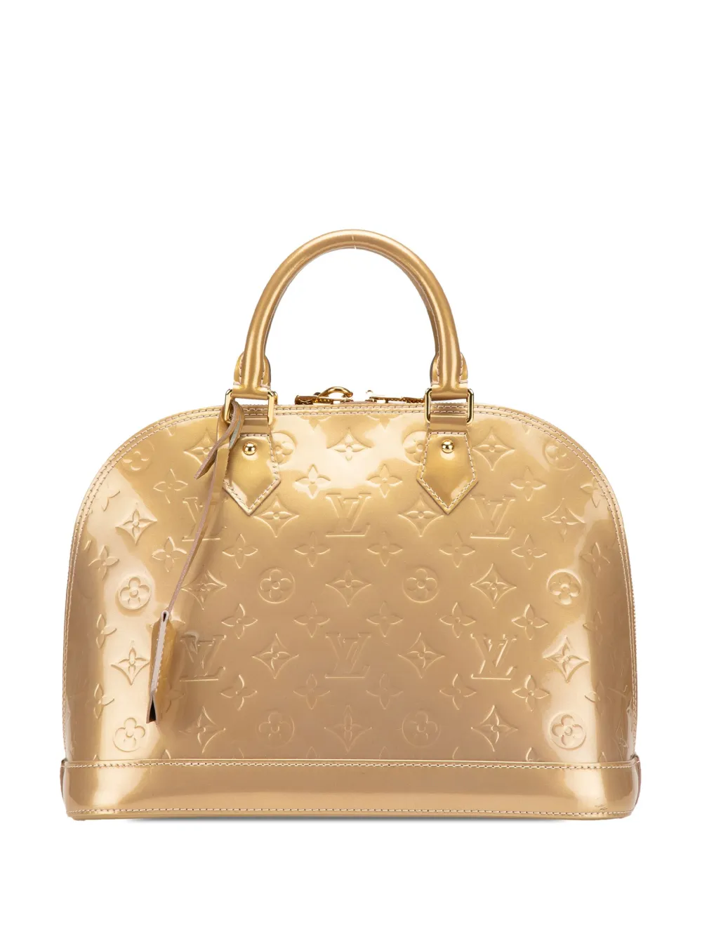 Louis Vuitton Pre-Owned sac à main Monogram Vernis Alma PM pre-owned (2012) | or | Image 1
