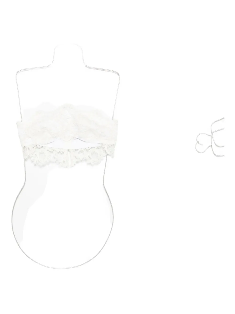 Ermanno Scervino Lace Halterneck Top In White