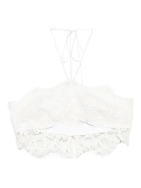 Ermanno Scervino lace halterneck top