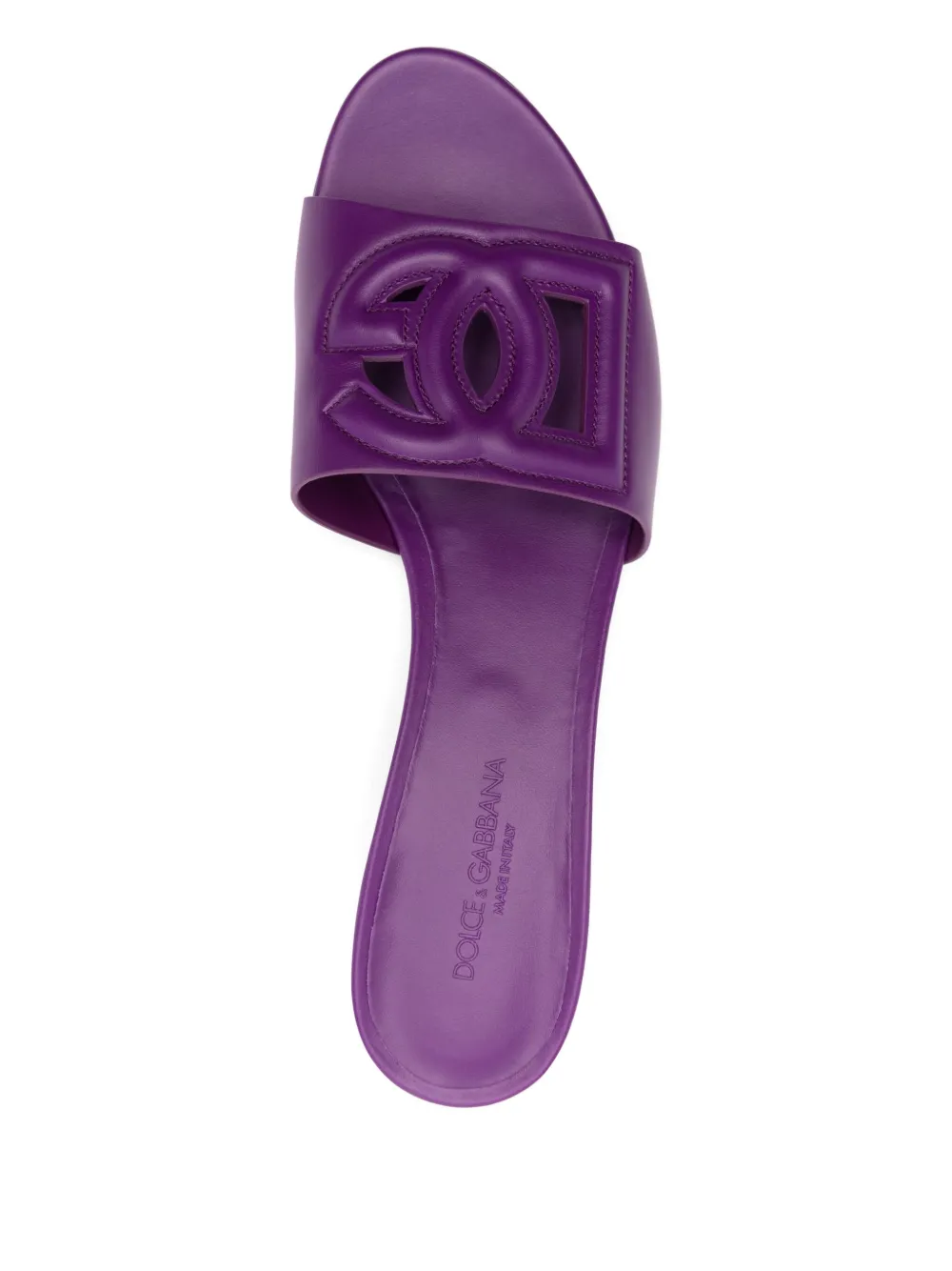 Dolce & Gabbana 50mm DG-logo sandals Paars