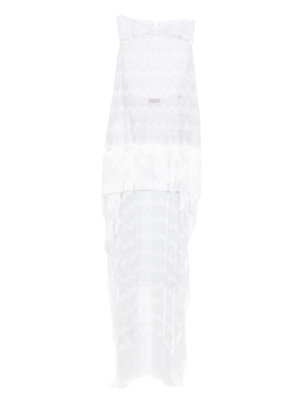 Missoni zigzag pattern dress | White | Image 1