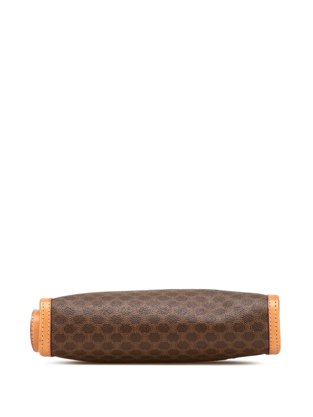 Pre-owned Celine 1992 Macadam Coated Canvas Clutch Bag