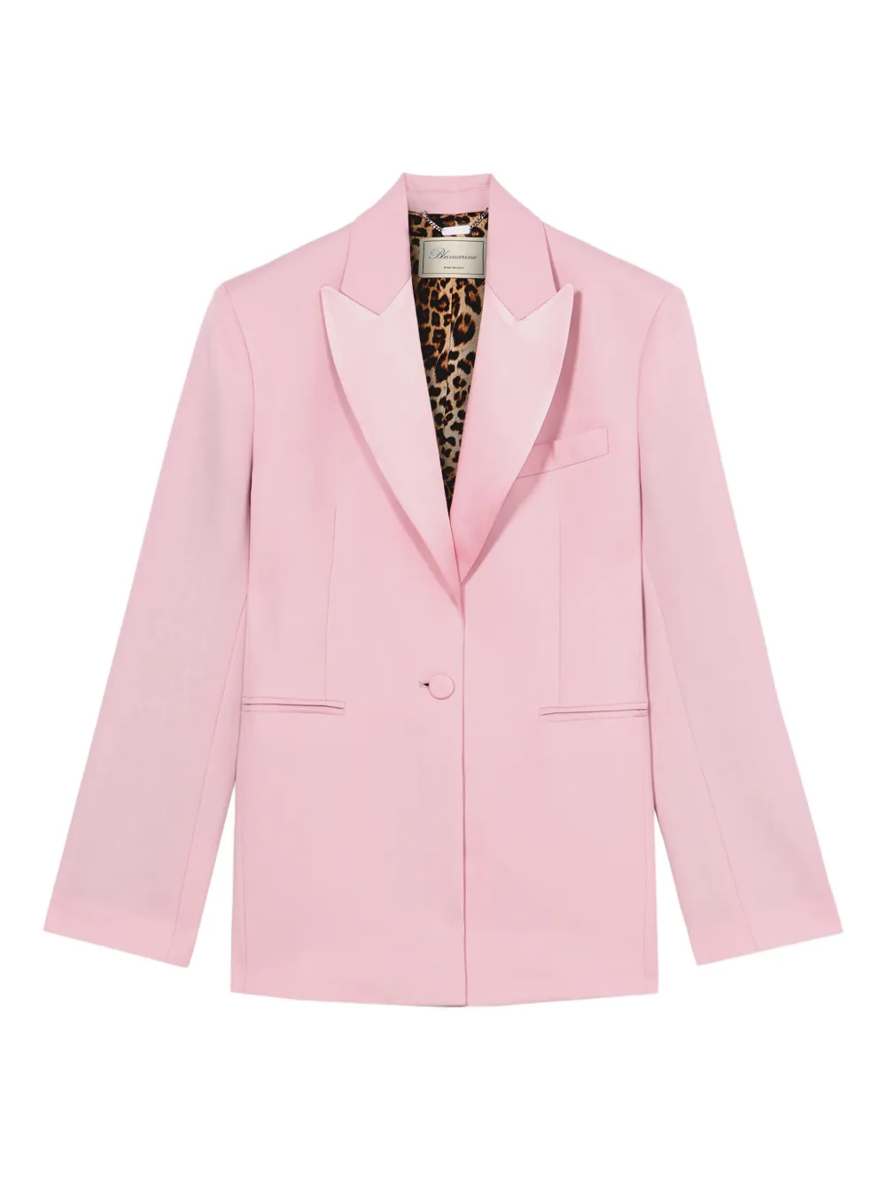 Blumarine single-breasted blazer Roze