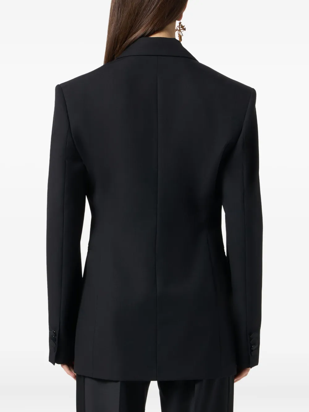 Blumarine single-breasted blazer Zwart