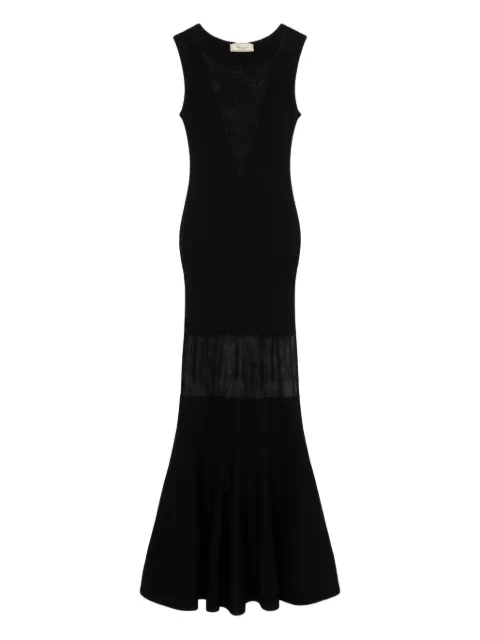 Blumarine レースパネル ノースリーブドレス