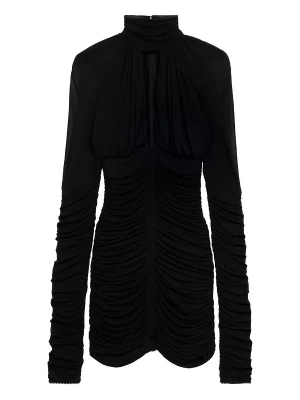 fitted lace wedding dress Amazon.com: ARTANT Square Neck Ruched Mesh Insert Mini Dress Long Sleeve  Women's Short Dress Black, Large : Clothing, Shoes & Jewelry main image 0