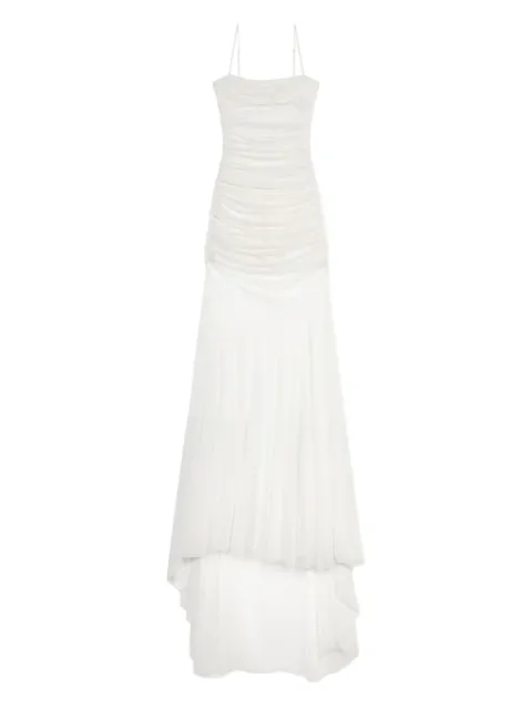 Blumarine ruched evening gown