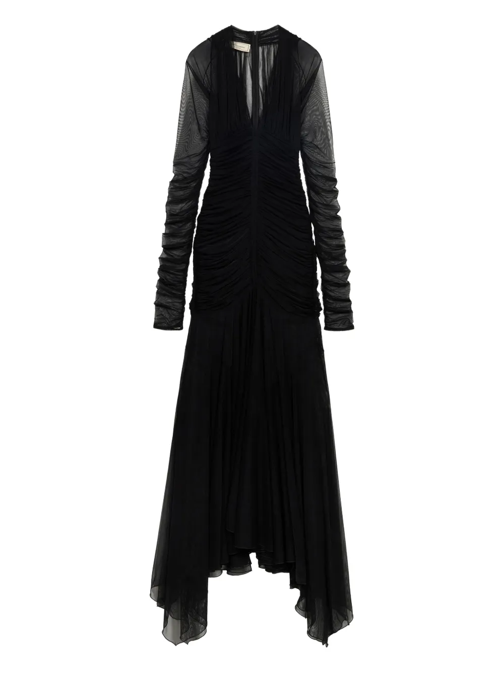 Blumarine Jurk met ruches Zwart