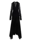 Blumarine ruched tulle dress - Black