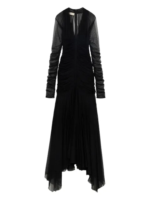 Blumarine ruched tulle dress