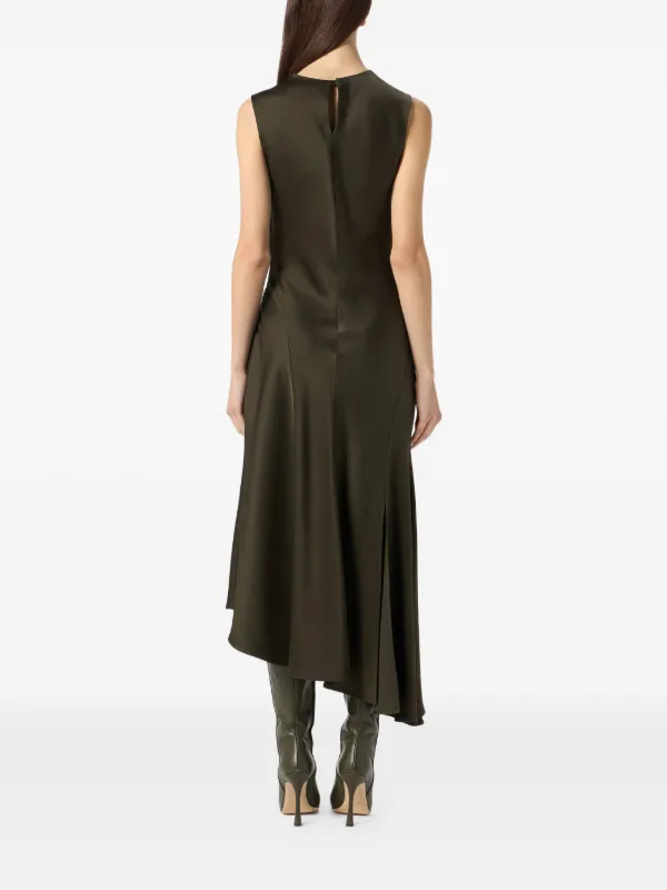 brown mini dress halter Blumarine S/S 2003 runway silk dress – InLouve