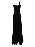 Blumarine draped evening gown - Black