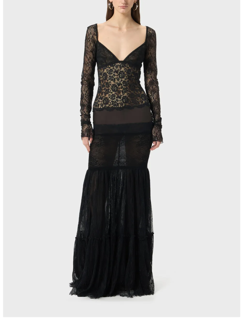 Blumarine lace-panelled gown | Evening Dresses | Image 2
