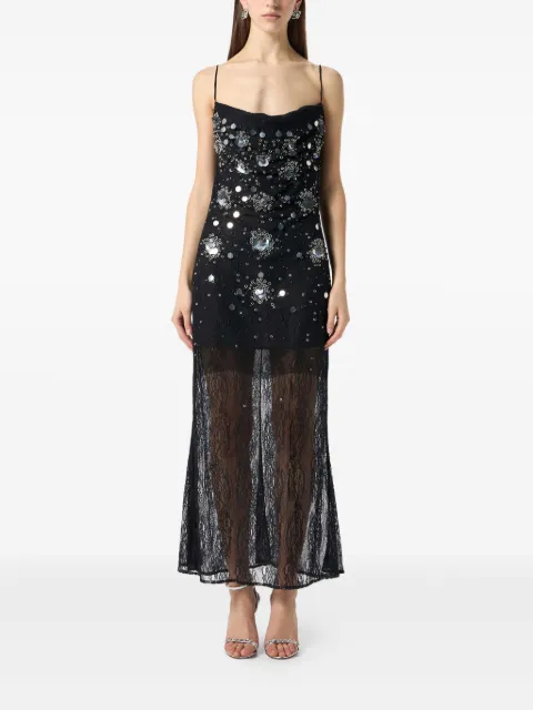 Blumarine vestido de fiesta bordado con lentejuelas