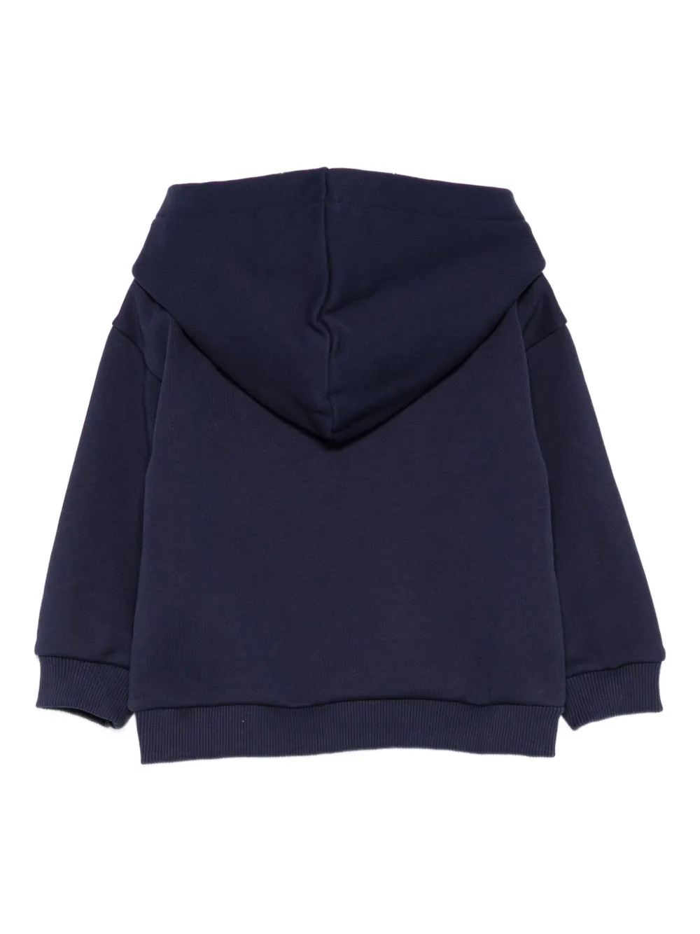 Moschino Kids Hoodie met teddybeerprint Blauw