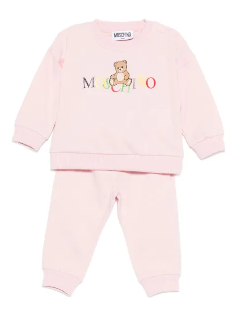 Moschino Kids traje deportivo con detalle del logo