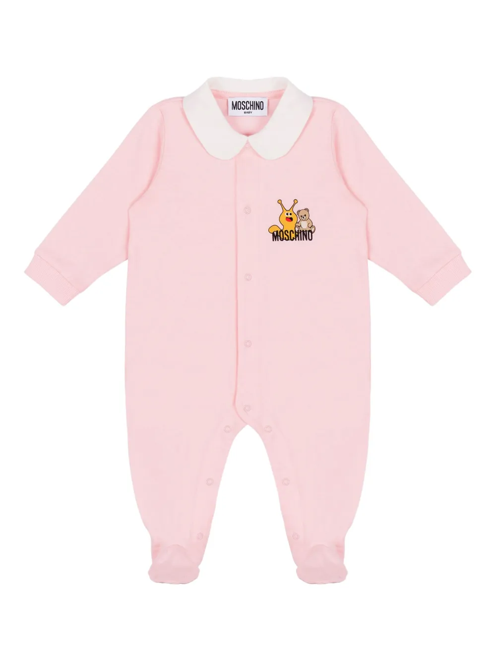 Moschino Kids Romper met lange mouwen Roze