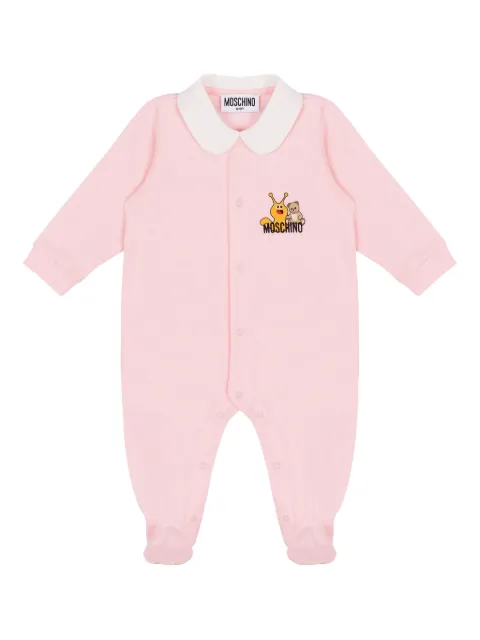 Moschino Kids Macacão mangas longas