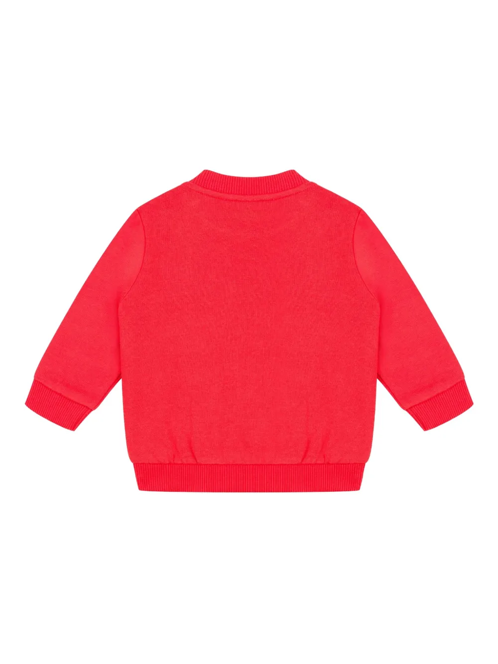 Moschino Kids Trui met logoprint Rood
