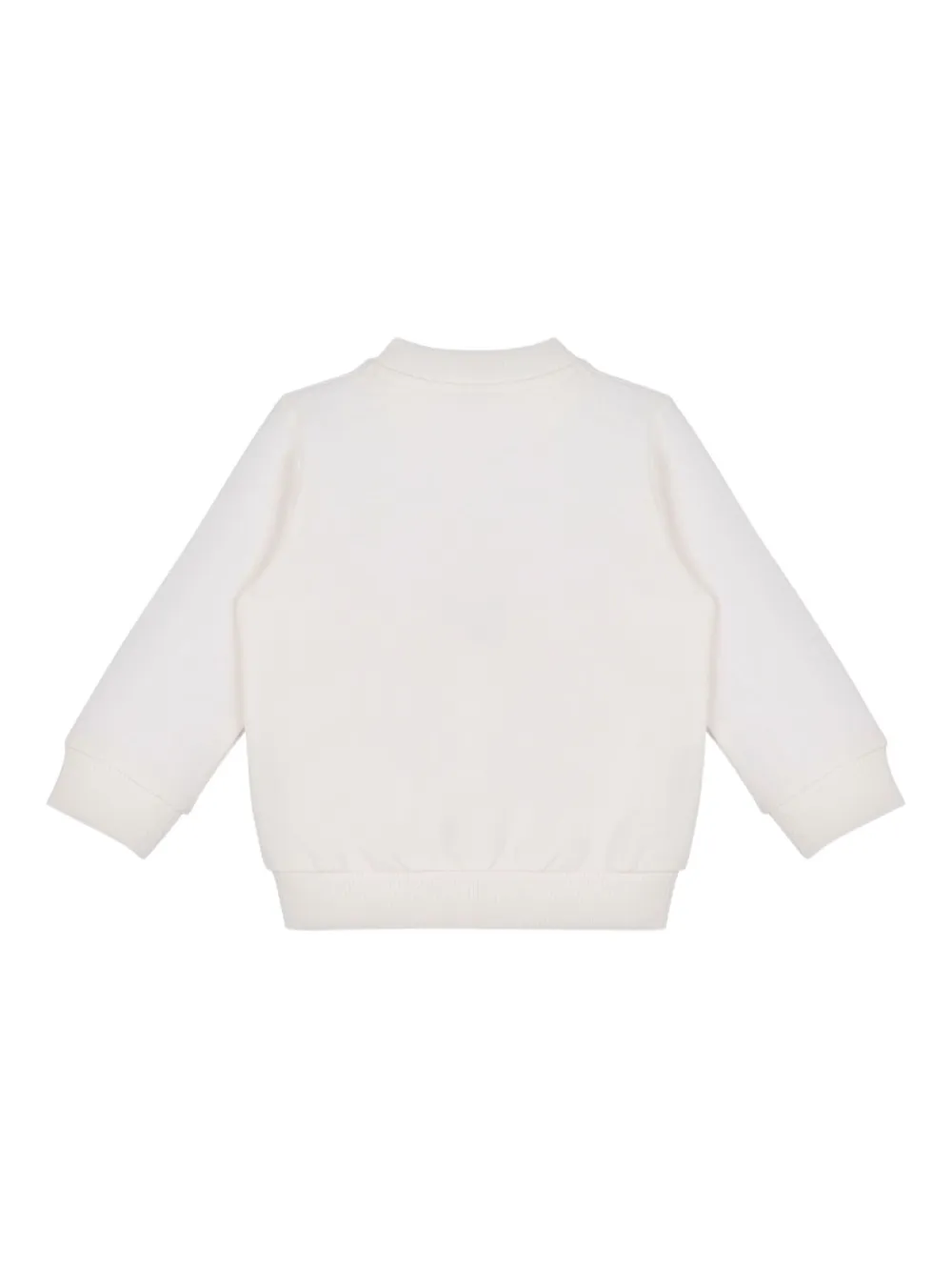 Moschino Kids Sweater met teddybeerprint Wit