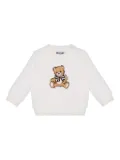 Moschino Kids teddy bear-print sweatshirt - White