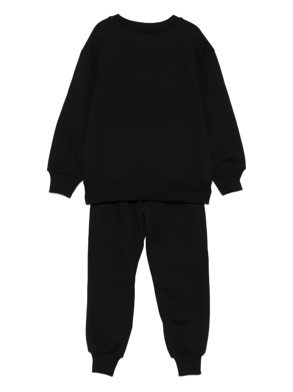 Moschino Kids Trainingspak met logoprint Zwart