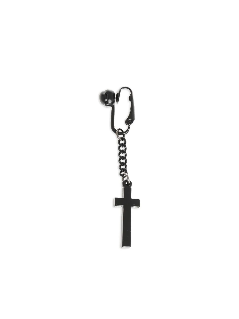 DSQUARED2 cross-pendant earring | Black | Image 1