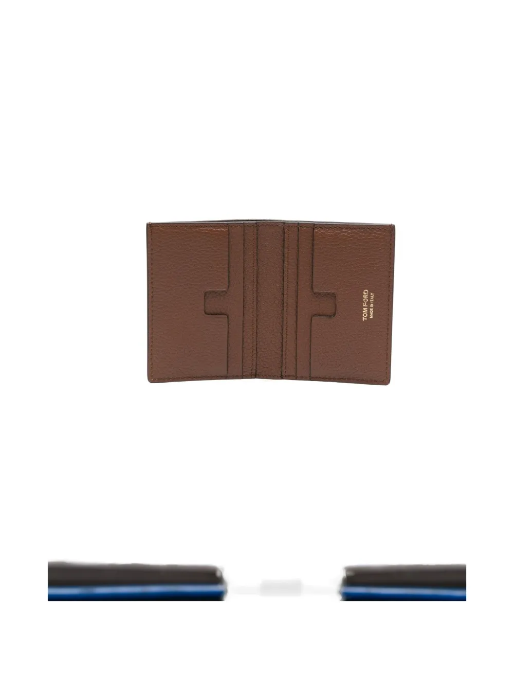 TOM FORD Leren portemonnee Bruin