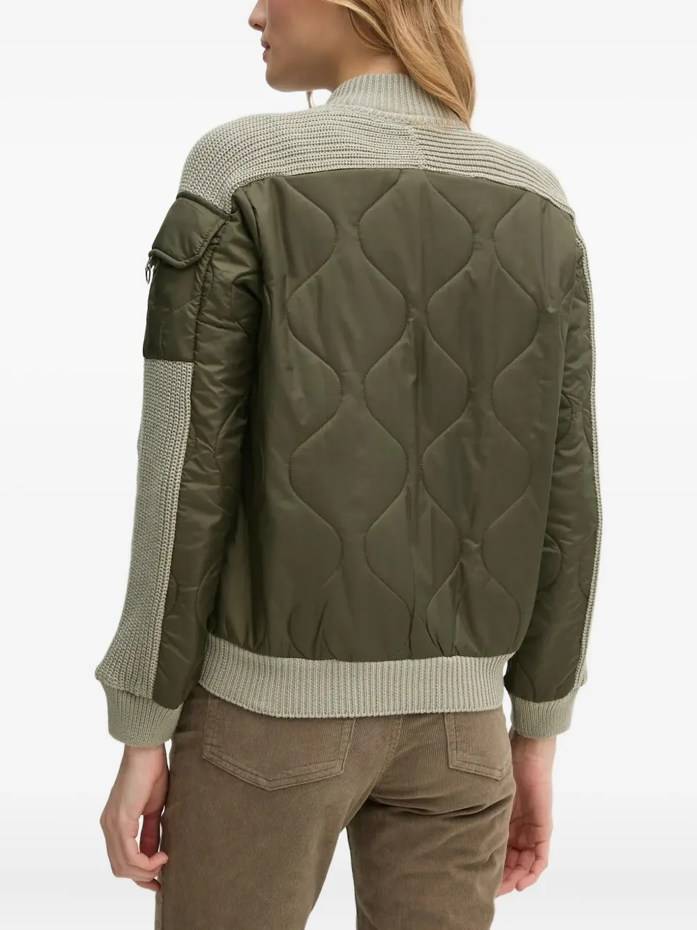 Aeronautica Militare knitted-panel bomber jacket | Varsity Jackets | Image 2