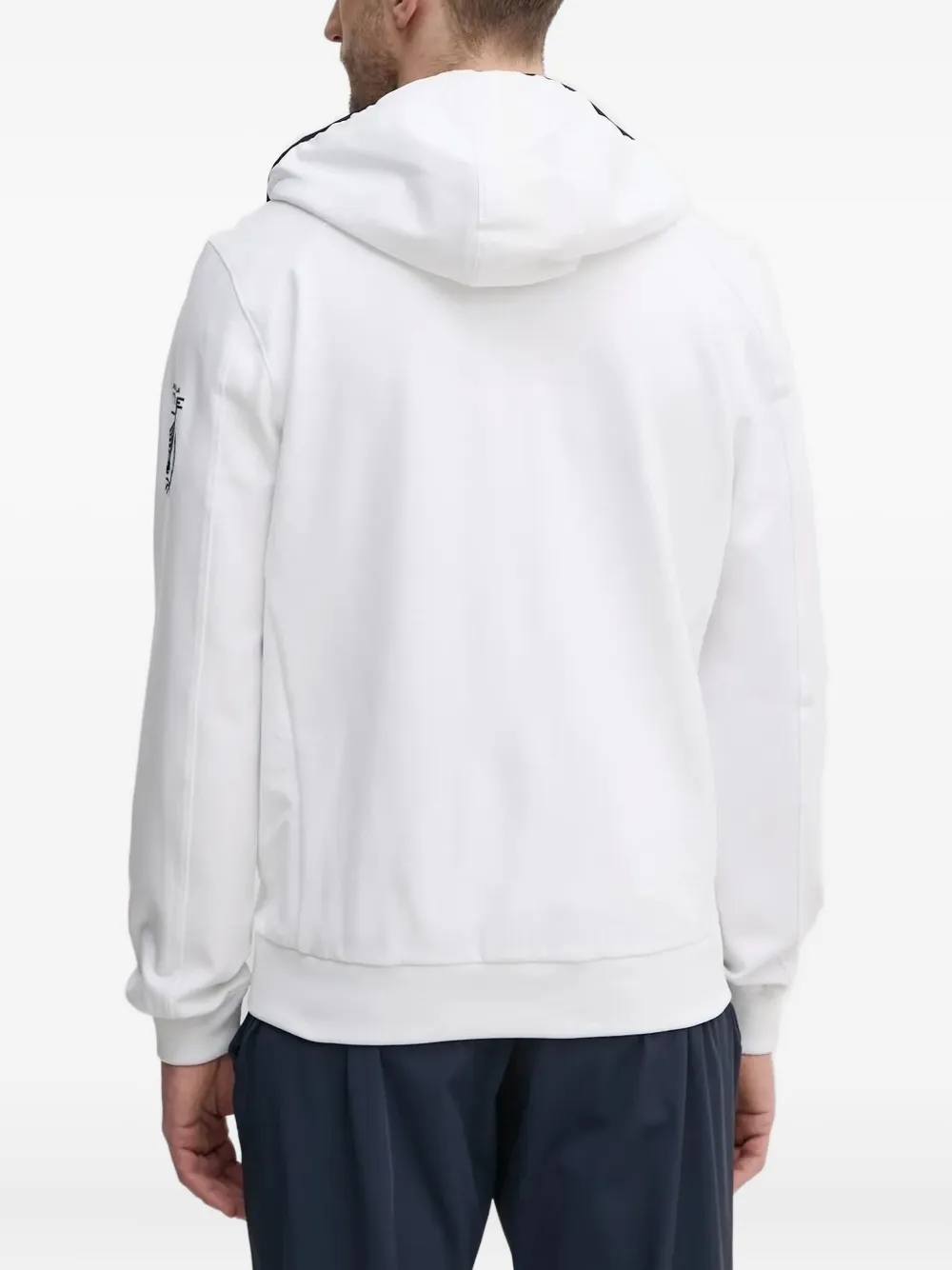 Aeronautica Militare Hoodie met rits Wit