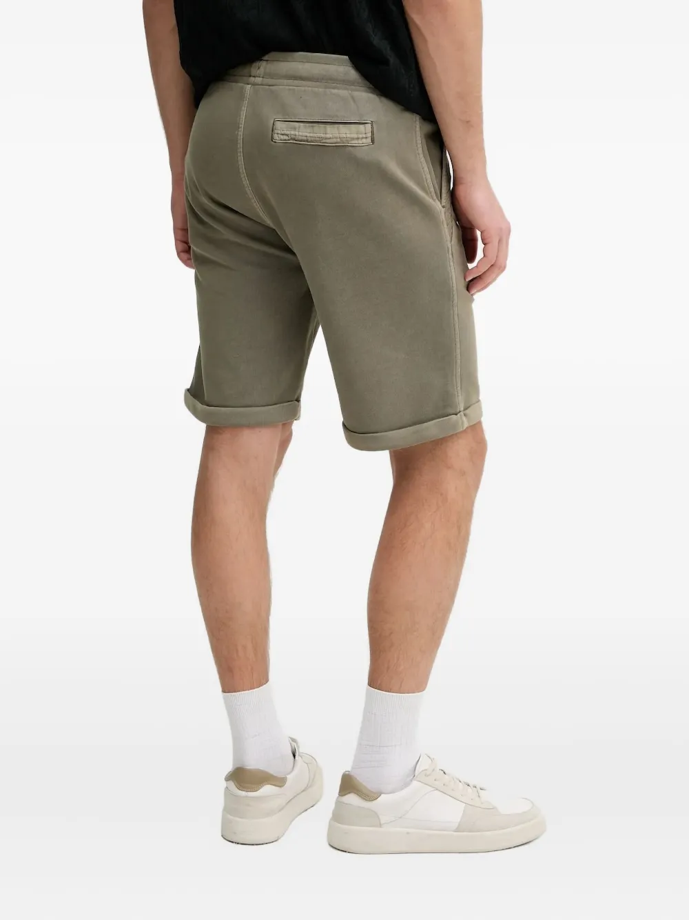 Aeronautica Militare embroidered shorts Groen
