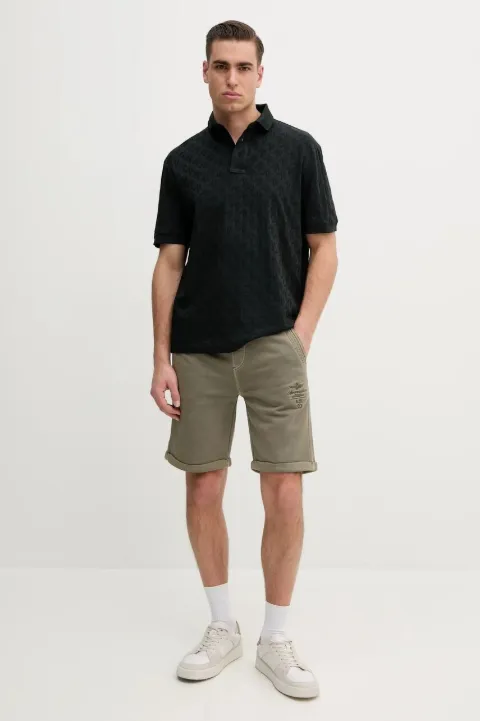 Aeronautica Militare embroidered shorts