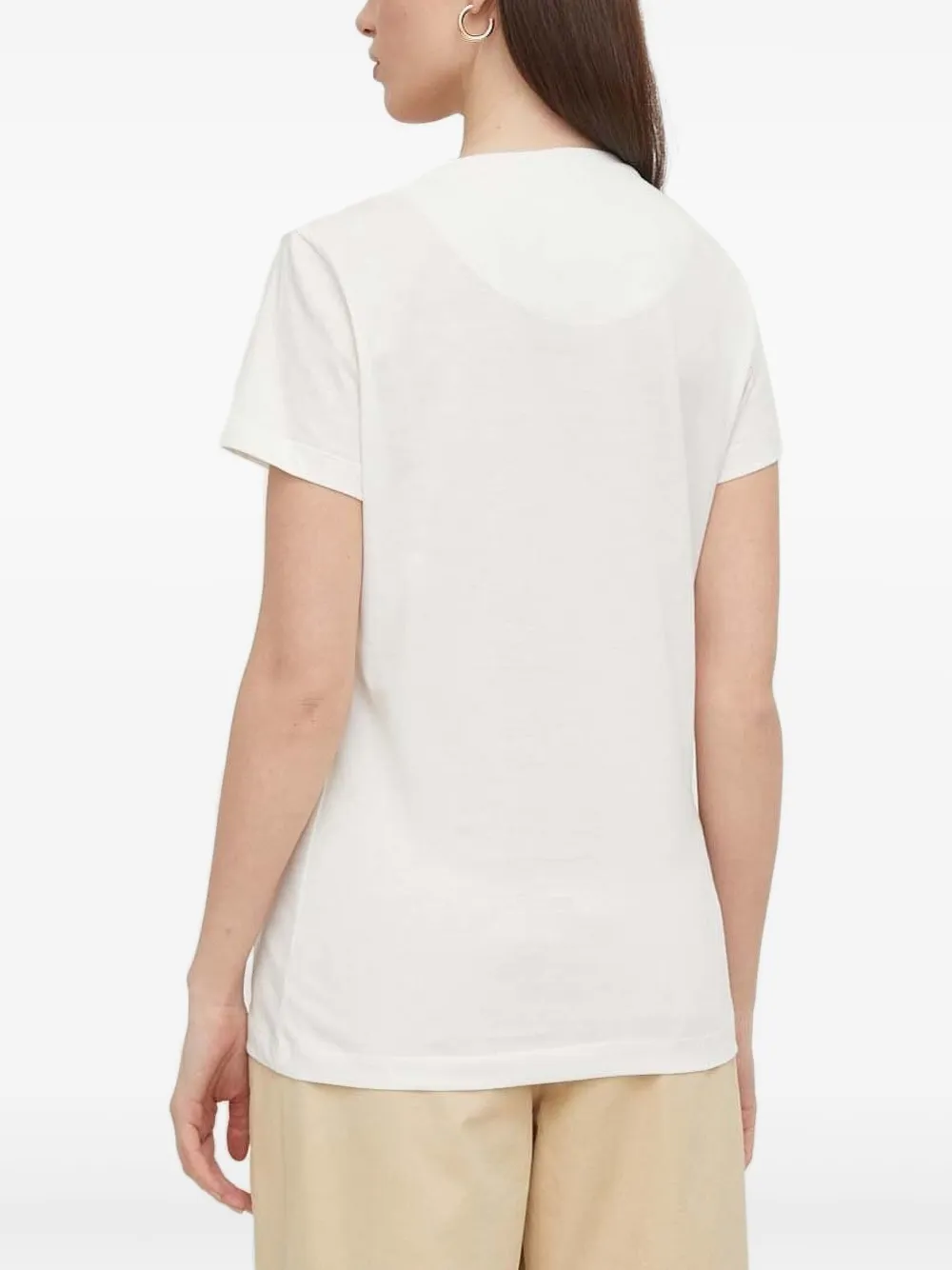 Aeronautica Militare T-shirt verfraaid met studs Wit
