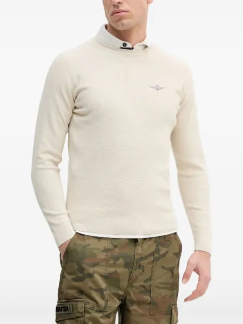 Aeronautica Militare raglan-sleeve logo sweater