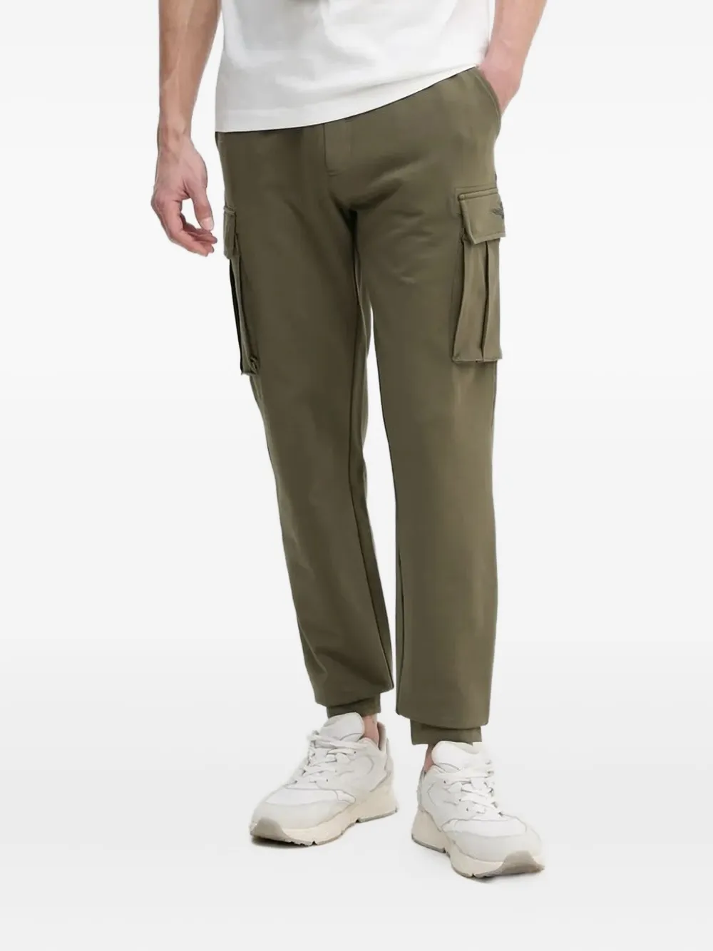 Aeronautica Militare cargo pocket track pants - グリーン Aeronautica Militare cargo pocket track pants - グリーン
