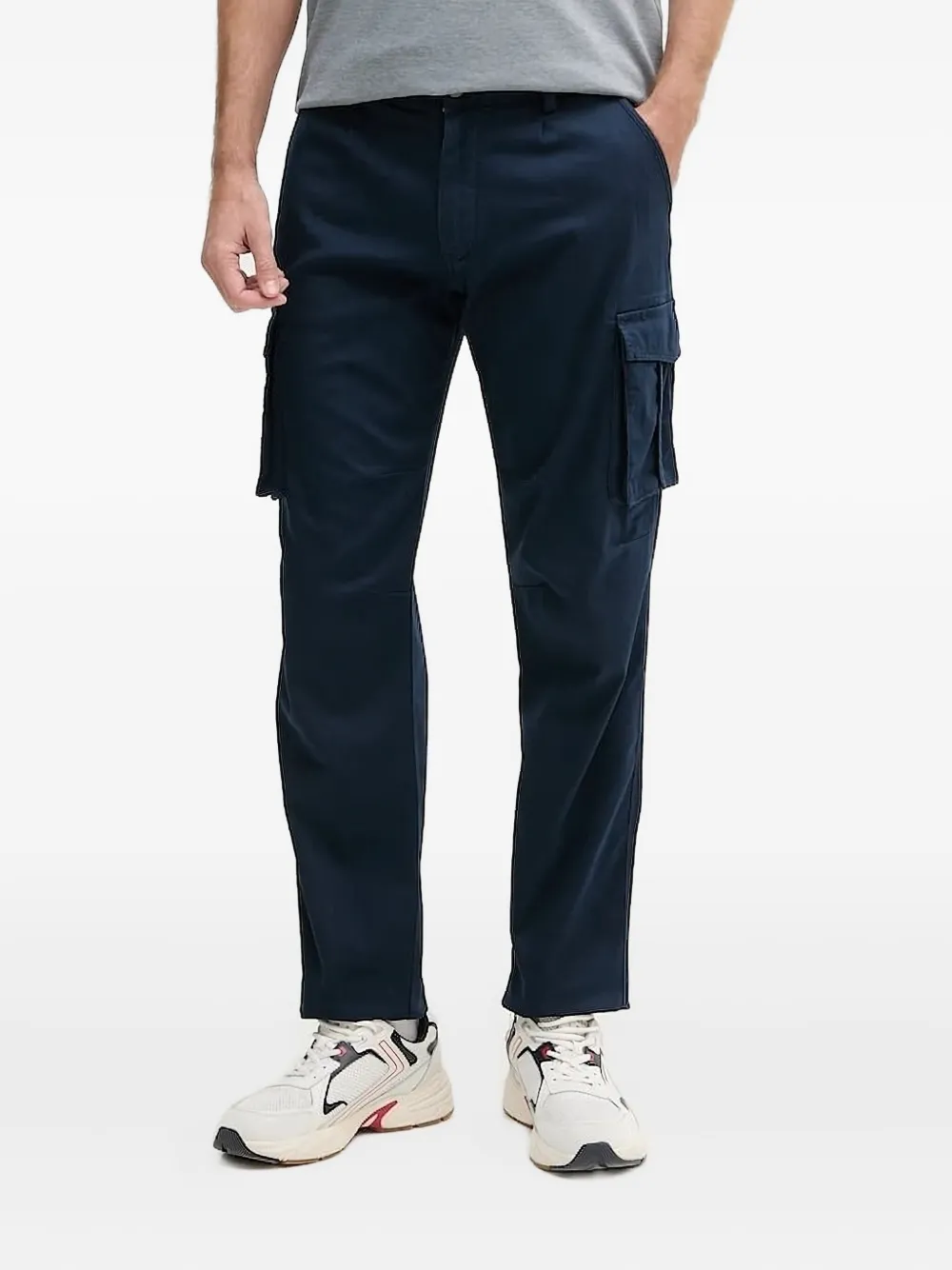 Aeronautica Militare cargo pocket trousers Blauw