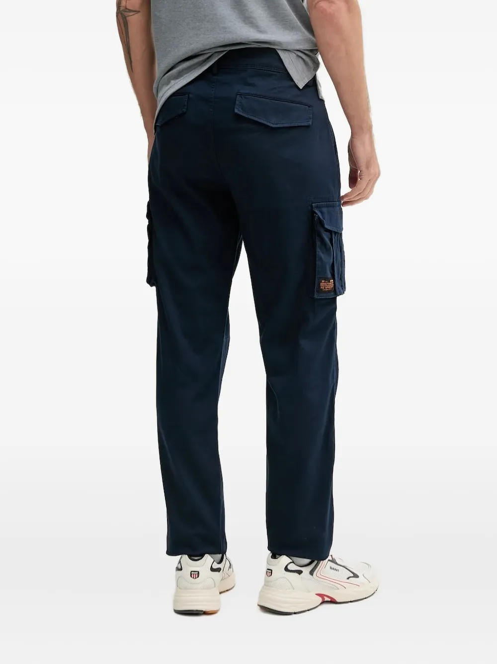 Aeronautica Militare cargo pocket trousers - Blauw