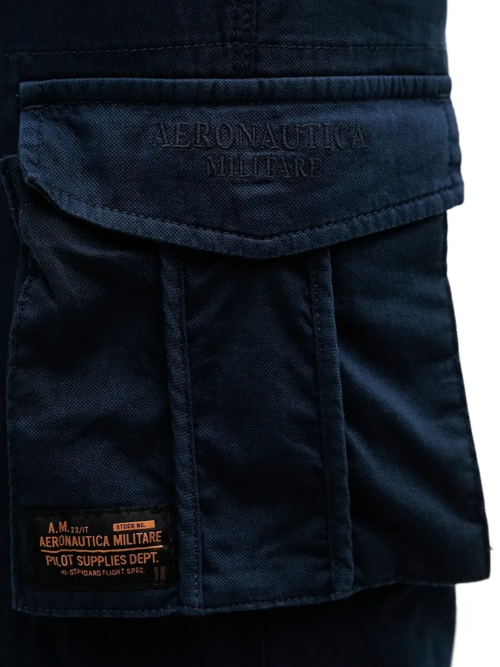Aeronautica Militare cargo pocket trousers Blauw