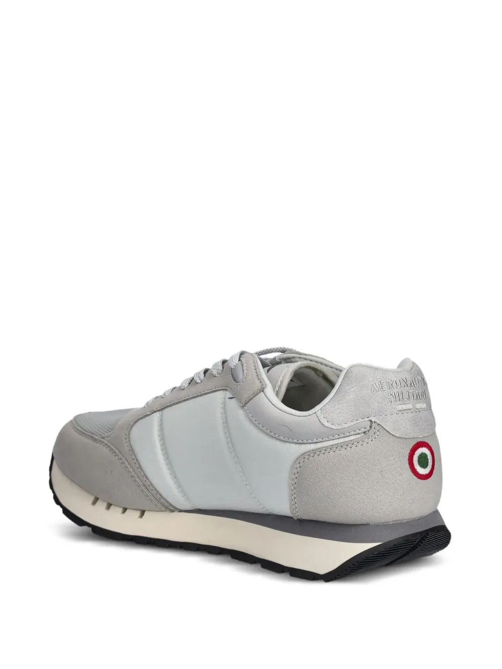 Aeronautica Militare patch-detail sneakers Grey
