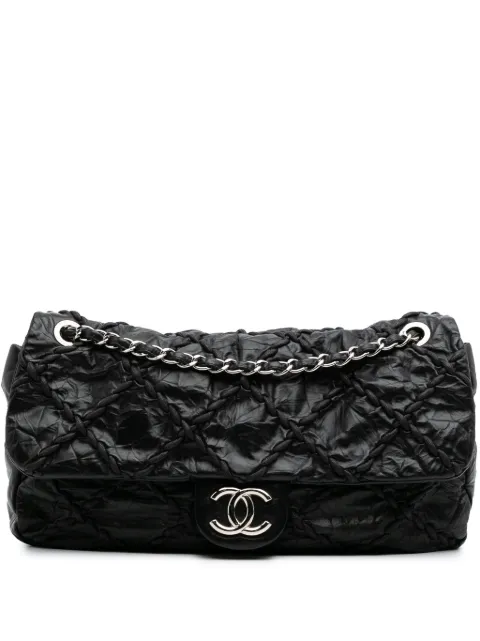 CHANEL Pre-Owned 2011 Jumbo Quilted Calfskin Ultra Stitch Flap shoulder bag
