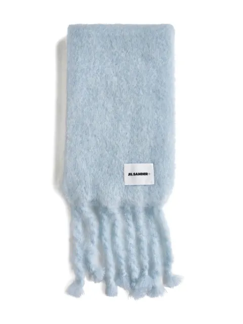 Jil Sander mohair-blend scarf