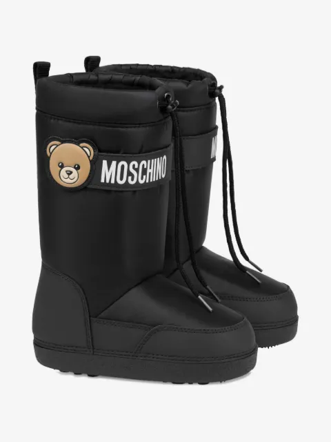 Moschino Kids teddy-logo snow boots